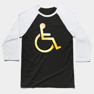 Whelchair Sign Baseball T-Shirt